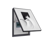 Minimalist Black & White Breaker Box Cover | Wall Art