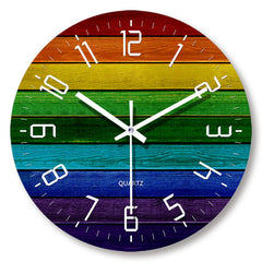 Wooden Wood Grain Minimalist Fashionist Wall Clock