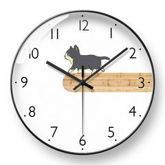 Kitten Wall Clock Simple Personality