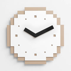 Creative Pixel Wall Clock – No-Drill Modern Silent Clock for Living Room & Office