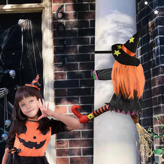 Crashing Witch Into Tree – Funny, Kid‑Friendly Outdoor Halloween Witch