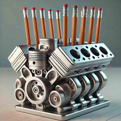 V8 Engine Cylinder Pen Holde