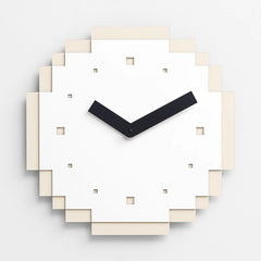 Creative Pixel Wall Clock – No-Drill Modern Silent Clock for Living Room & Office