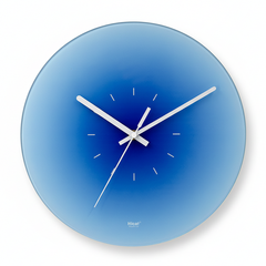 Luxury Gradient Glass Wall Clock – Silent Modern Wall Decor