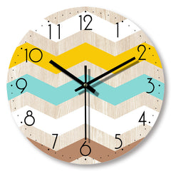 Wooden Wood Grain Minimalist Fashionist Wall Clock