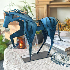 Artistic Metal Horse Sculpture