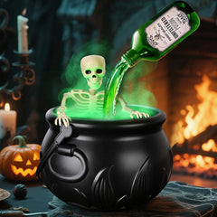 Floating Potion Cauldron with Fog & Glow