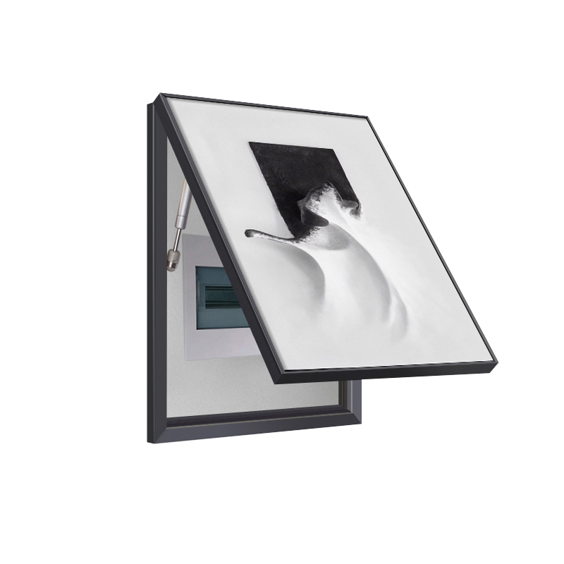 Minimalist Black & White Breaker Box Cover | Wall Art