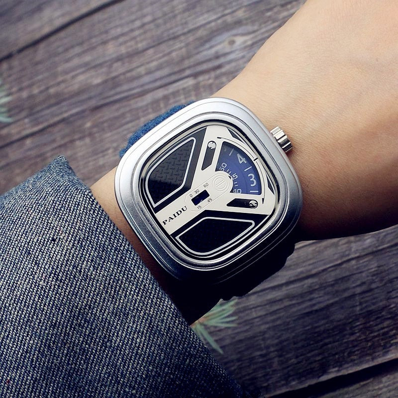 Punk Style Turntable New Concept Watch