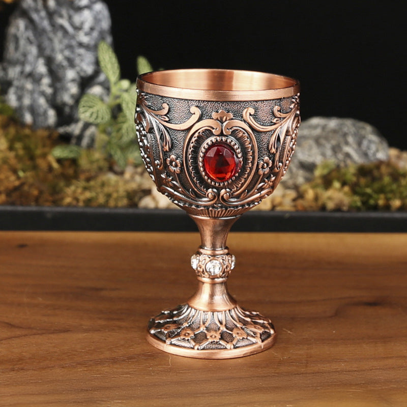 Vintage Metal Wine Cups