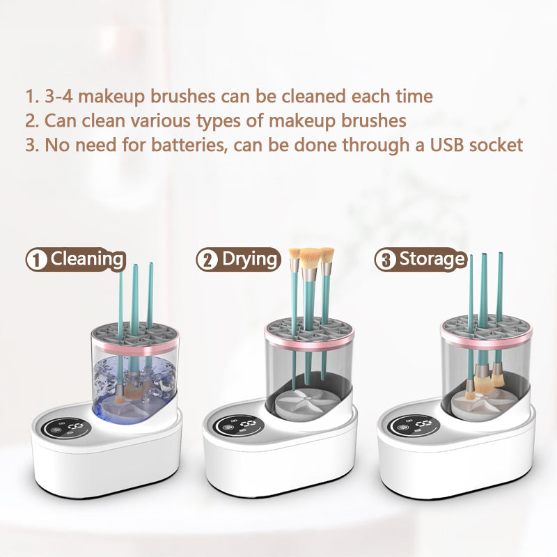 3-IN-1 Electric makeup brush cleaning machine