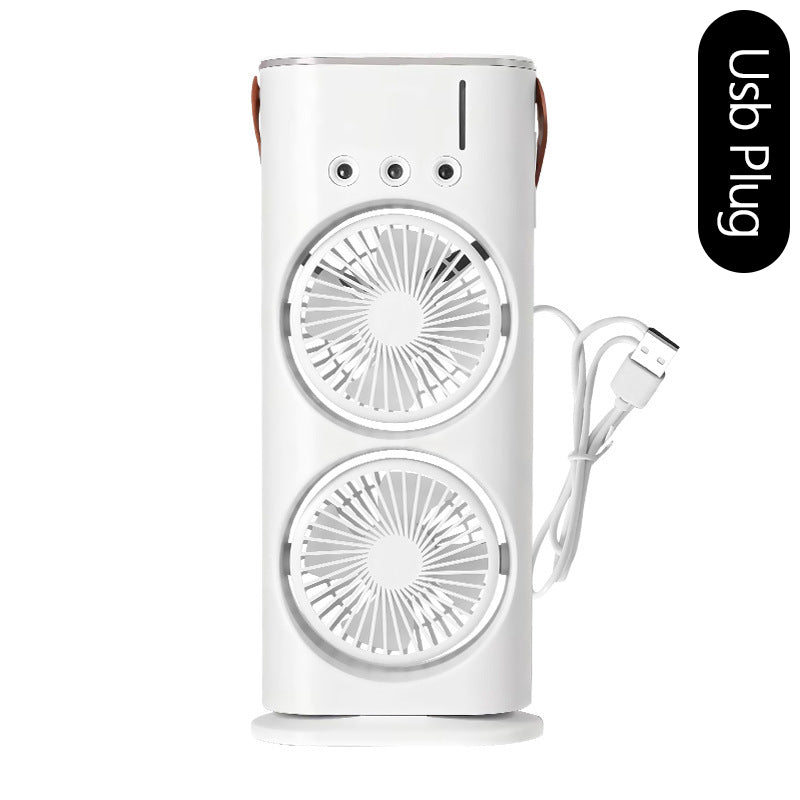 Dual Head Three Hole Spray Fan Air Cooler
