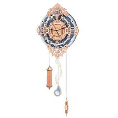 Clock 3D Wooden Puzzle Mechanical Assembly