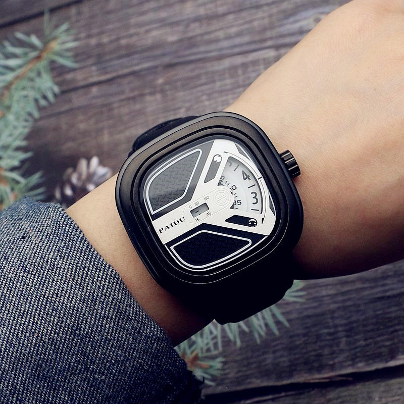 Punk Style Turntable New Concept Watch
