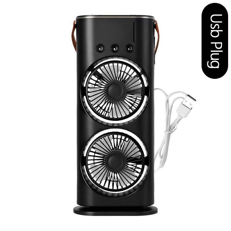 Dual Head Three Hole Spray Fan Air Cooler