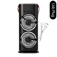 Dual Head Three Hole Spray Fan Air Cooler