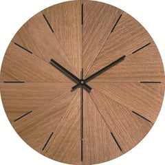 Round Wooden Decorative Wall Clock Stylish and Elegant