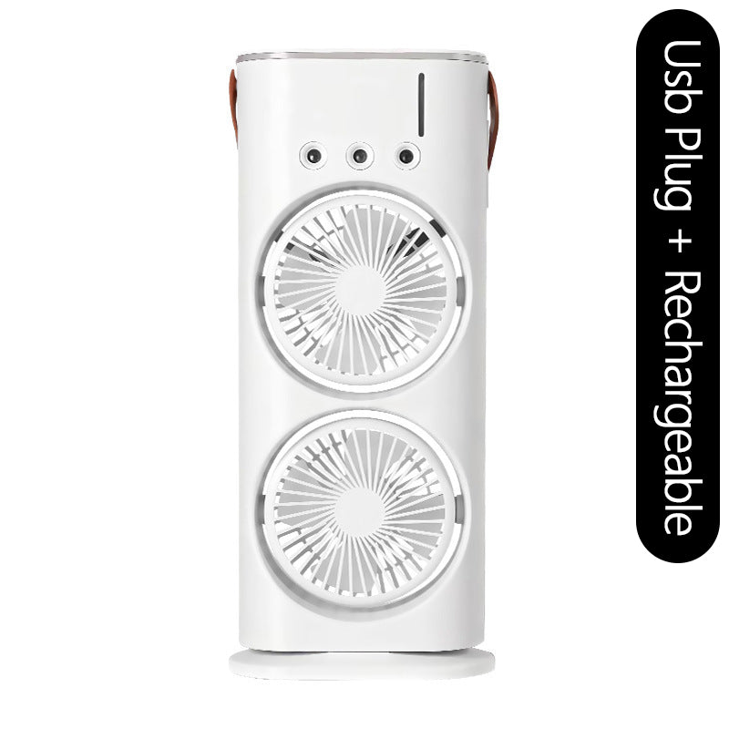 Dual Head Three Hole Spray Fan Air Cooler