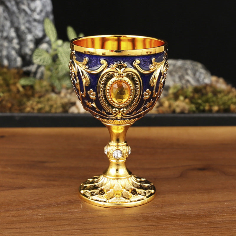 Vintage Metal Wine Cups
