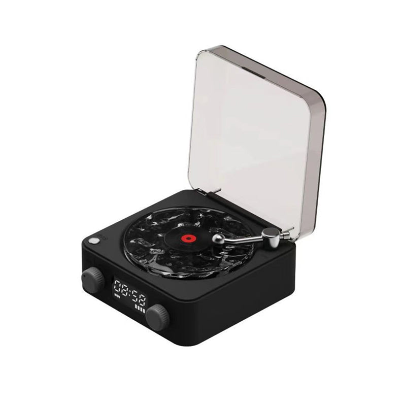 Retro Vinyl-Style Bluetooth Speaker (Bluetooth 5.0, 5W)