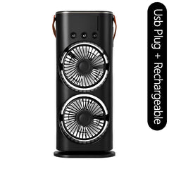 Dual Head Three Hole Spray Fan Air Cooler
