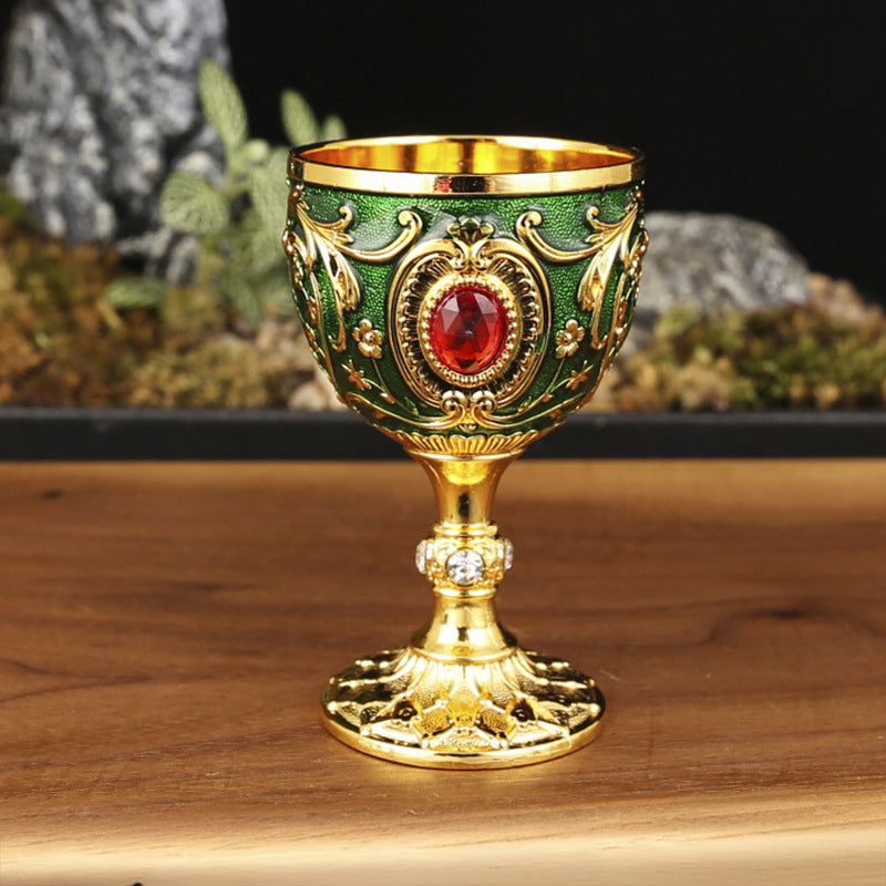 Vintage Metal Wine Cups