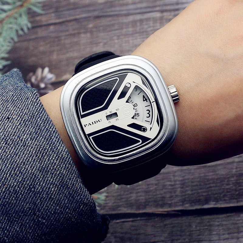 Punk Style Turntable New Concept Watch