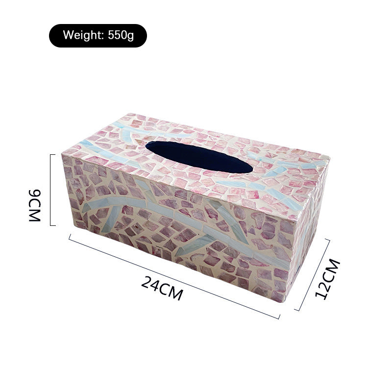 Natural Shell Tissue Box