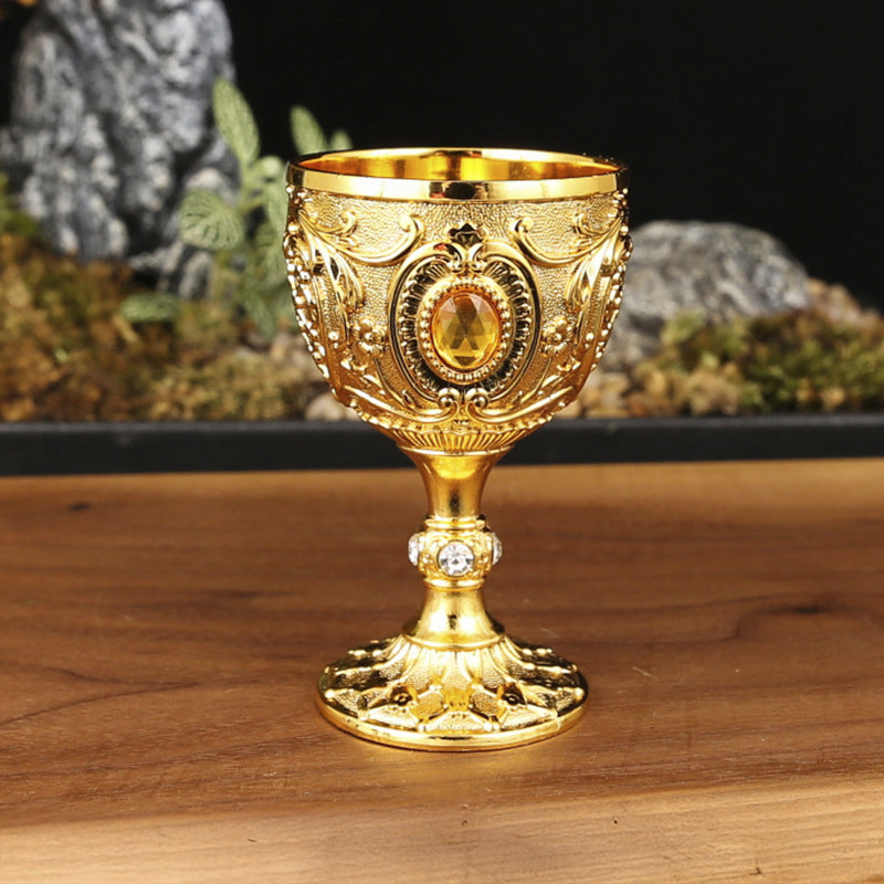 Vintage Metal Wine Cups