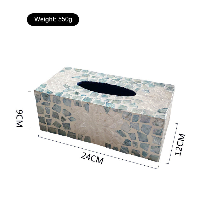 Natural Shell Tissue Box