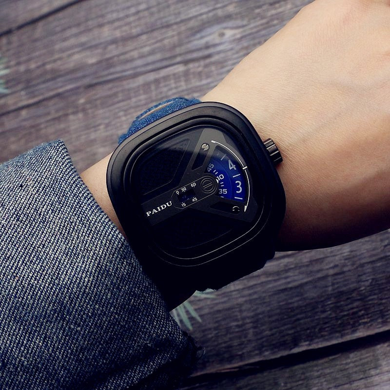 Punk Style Turntable New Concept Watch