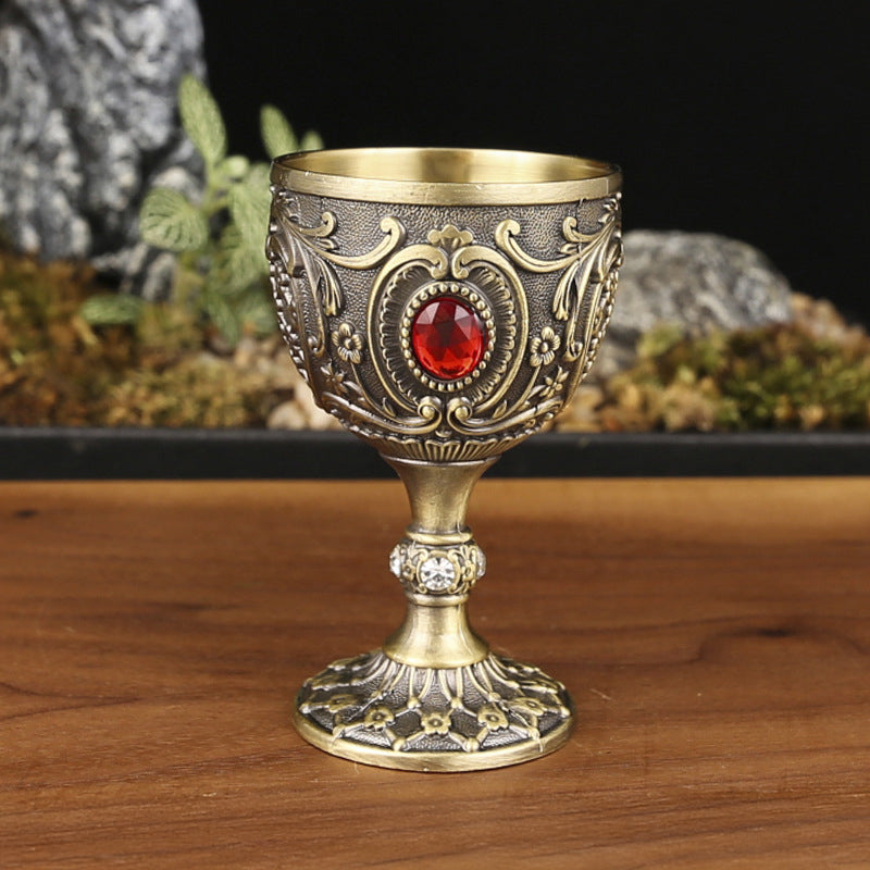 Vintage Metal Wine Cups
