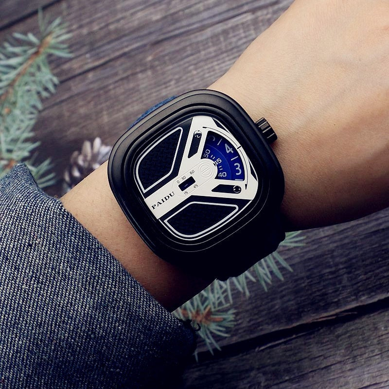 Punk Style Turntable New Concept Watch