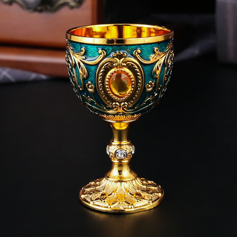 Vintage Metal Wine Cups