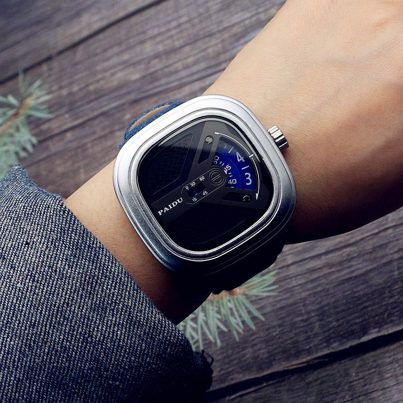 Punk Style Turntable New Concept Watch