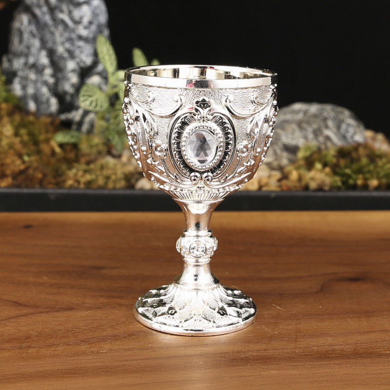 Vintage Metal Wine Cups