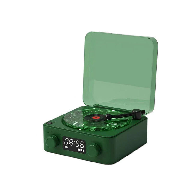 Retro Vinyl-Style Bluetooth Speaker (Bluetooth 5.0, 5W)